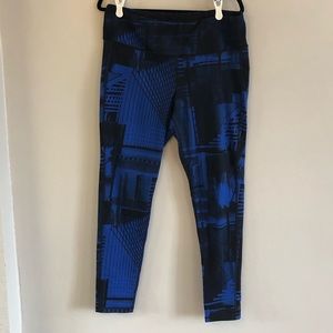 GUC Lucy leggings - cropped XL, Blue and Black